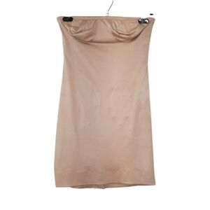 Soma Vanishing Edge Slip Shapewear Strapless or with Straps Tan Womens Size XL